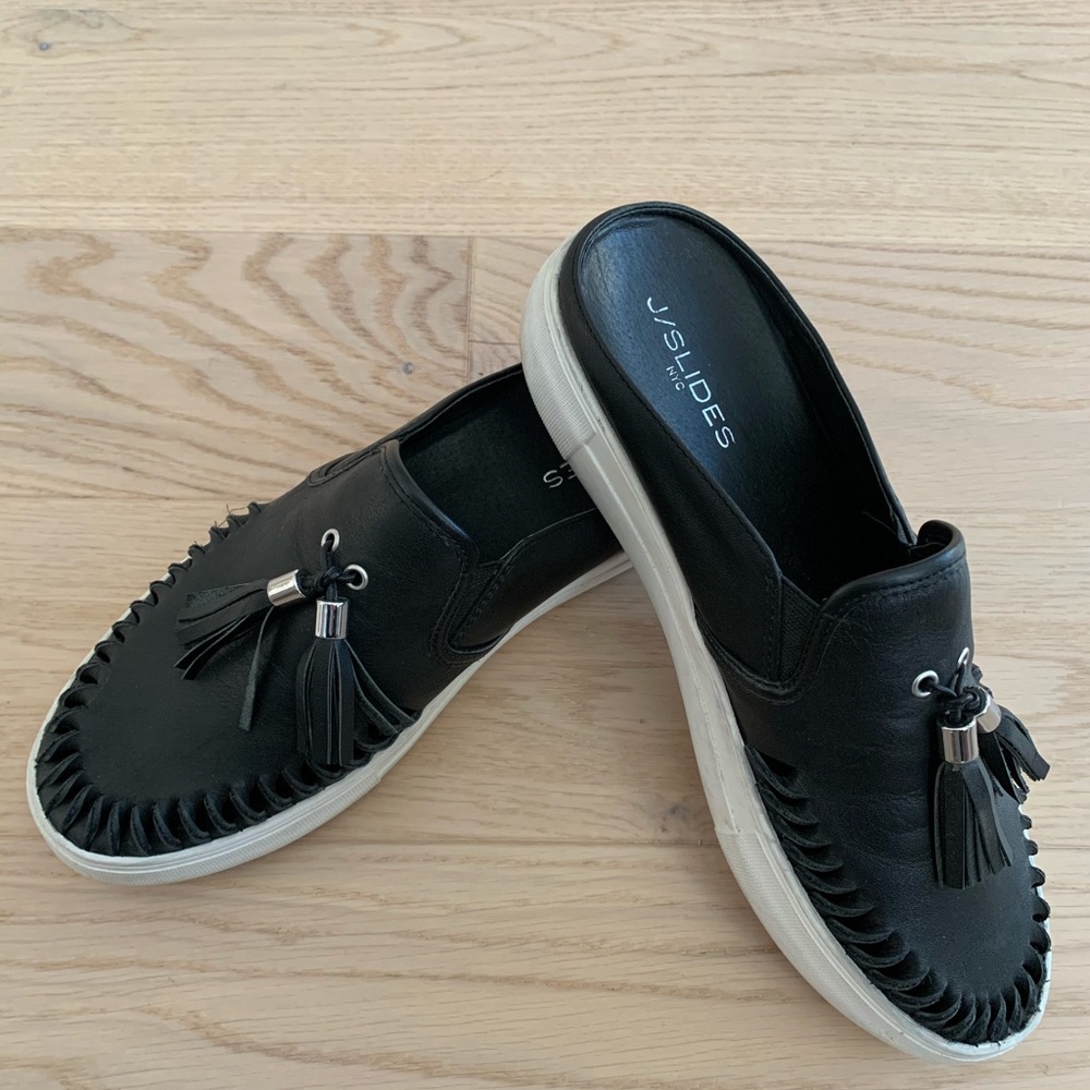 COPY - Black Size 10 J Slides Mules